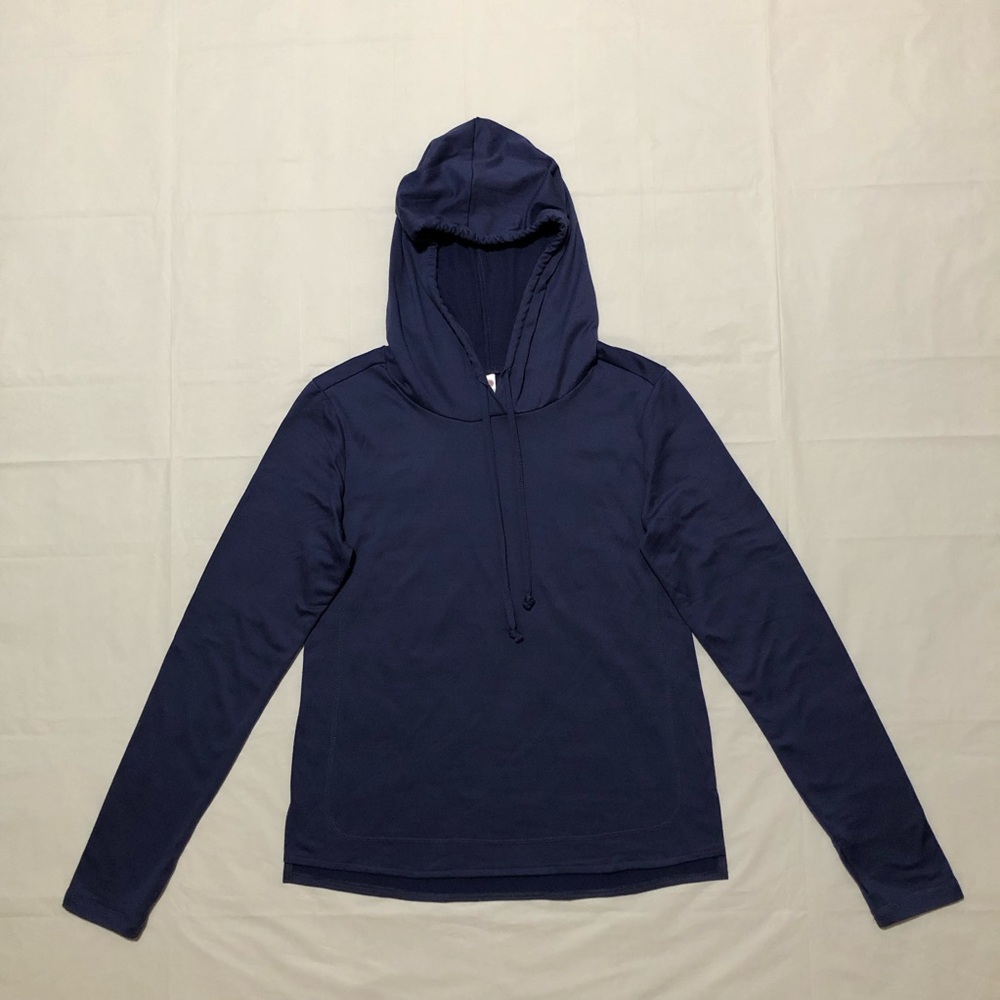 NWOT ebb & flow Women’s Long Sleeve Dark Purple Pullover Hoodie S